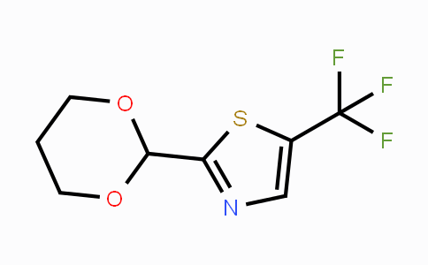 CAS No. 2007909-08-0, 2-(1,3-Dioxan-2-yl)-5-(trifluoromethyl)thiazole