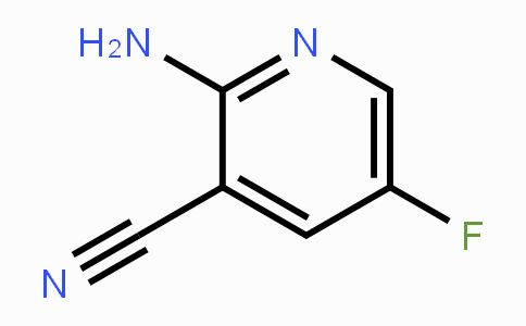CAS No. 801303-22-0, 2-Amino-3-cyano-5-fluoropyridine
