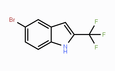 CAS No. 837392-60-6, 5-Bromo-2-(trifluoromethyl)-1H-indole