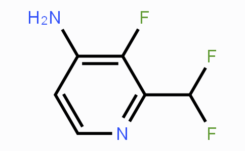 CAS No. 1803125-73-6, 2-(Difluoromethyl)-3-fluoropyridin-4-amine
