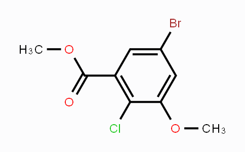 CAS No. 697762-67-7, Methyl 5-bromo-2-chloro-3-methoxybenzoate