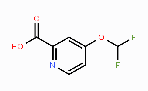 CAS No. 1707365-38-5, 4-(Difluoromethoxy)picolinic acid