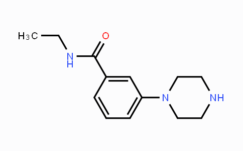 CAS No. 1018532-21-2, N-Ethyl-3-(piperazin-1-yl)benzamid