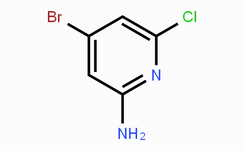 CAS No. 1206250-19-2, 4-Bromo-6-chloropyridin-2-amine
