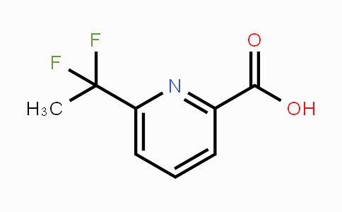 CAS No. 1211529-86-0, 6-(1,1-Difluoroethyl)picolinic acid