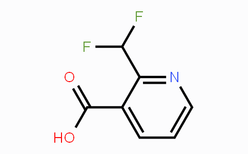 CAS No. 1256809-21-8, 2-(Difluoromethyl)pyridine-3-carboxylic acid