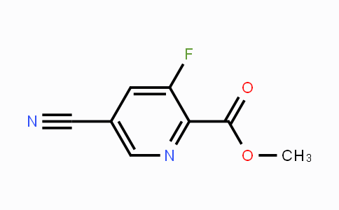 CAS No. 1200498-42-5, Methyl 5-cyano-3-fluoropicolinate