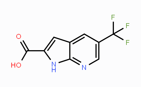 CAS No. 784144-05-4, 5-(Trifluoromethyl)-1H-pyrrolo[2,3-b]pyridine-2-carboxylic acid