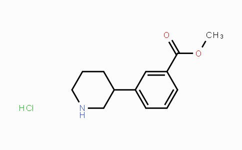 CAS No. 79412-52-5, Methyl 3-(piperidin-3-yl)benzoate hydrochloride