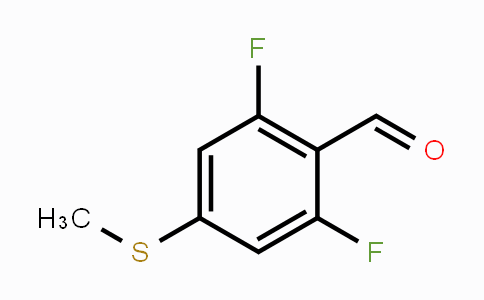 CAS No. 1428234-70-1, 2,6-Difluoro-4-methylsulfanyl-benzaldehyde