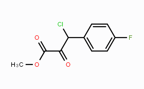 CAS No. 160727-95-7, Methyl 3-chloro-3-(4-fluorophenyl)-2-oxopropanoate