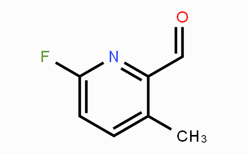 CAS No. 1256792-54-7, 6-Fluoro-3-methylpicolinaldehyde