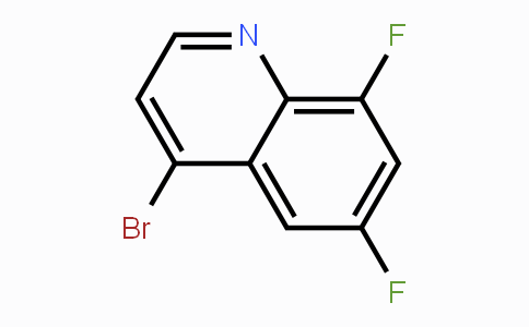 CAS No. 577692-34-3, 4-Bromo-6,8-difluoro-quinoline