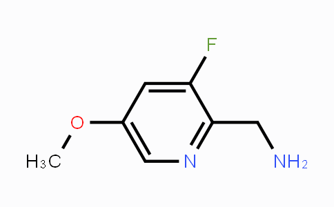 CAS No. 1256808-77-1, (3-Fluoro-5-methoxypyridin-2-yl)methanamine