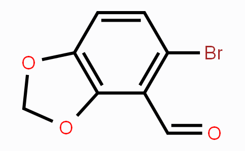 CAS No. 72744-54-8, 5-Bromo-1,3-benzodioxole-4-carboxaldehyde