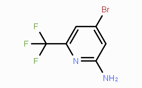 CAS No. 1196147-49-5, 4-Bromo-6-(trifluoromethyl)pyridin-2-amine