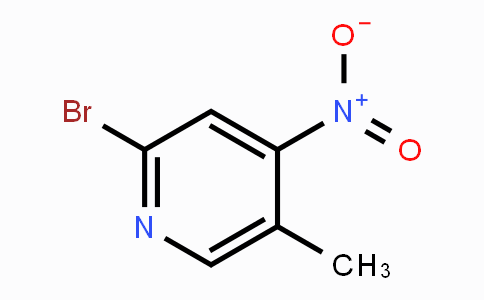 CAS No. 66092-63-5, 2-Bromo-5-methyl-4-nitro-pyridine