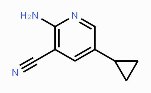 CAS No. 1211582-73-8, 2-Amino-5-cyclopropylnicotinonitrile