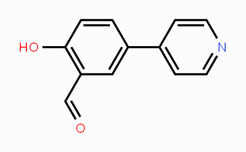 CAS No. 342037-21-2, 2-Hydroxy-5-(pyridin-4-yl)benzaldehyde
