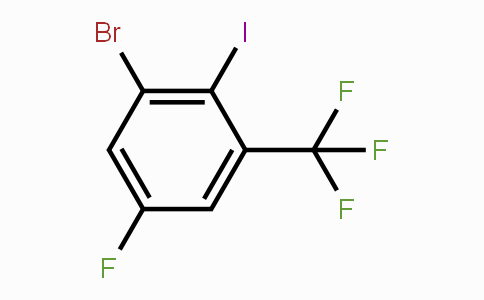 CAS No. 1027511-93-8, 1-Bromo-5-fluoro-2-iodo-3-(trifluoromethyl)benzene