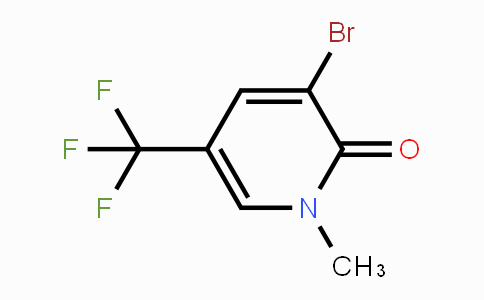 CAS No. 1215205-35-8, 3-Bromo-1-methyl-5-(trifluoromethyl)pyridin-2(1H)-one