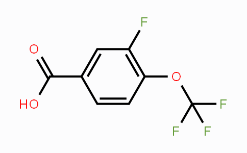 CAS No. 886498-89-1, 3-Fluoro-4-trifluoromethoxy-benzoic acid
