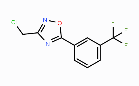 CAS No. 175205-63-7, 3-Chloromethyl-5-(3-trifluoromethyl-phenyl)-[1,2,4]oxadiazole