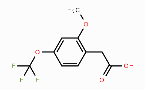 CAS No. 886500-45-4, 2-(2-Methoxy-4-(trifluoromethoxy)phenyl)acetic acid