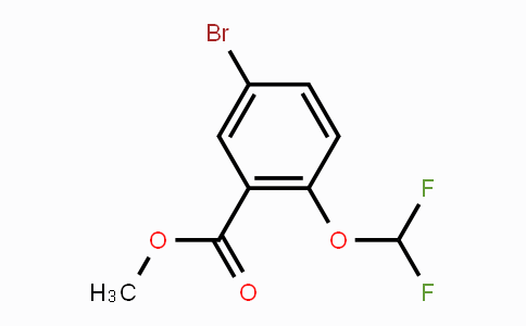 CAS No. 1131587-78-4, Methyl 5-bromo-2-(difluoromethoxy)benzoate