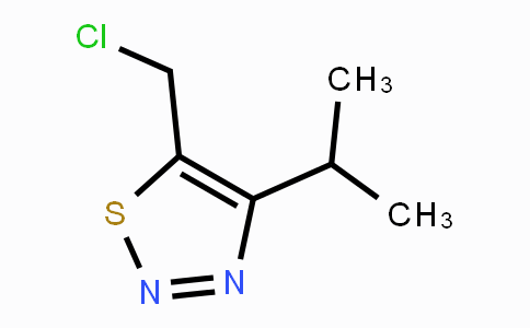 CAS No. 1060817-54-0, 5-(Chloromethyl)-4-isopropyl-1,2,3-thiadiazole