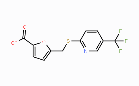 CAS No. 239107-28-9, 5-({[5-(Trifluoromethyl)-2-pyridyl]thio}methyl)-2-furoate