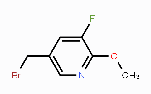 CAS No. 1227604-18-3, 5-(Bromomethyl)-3-fluoro-2-methoxy-pyridine