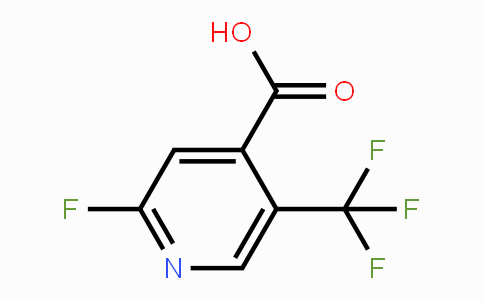 CAS No. 1227574-99-3, 2-Fluoro-5-(trifluoromethyl)isonicotinic acid