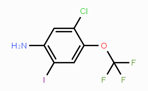 CAS No. 1807189-26-9, 5-Chloro-2-iodo-4-trifluoromethoxy-phenylamine