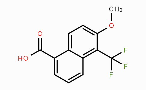 CAS No. 84532-72-9, 6-Methoxy-5-(trifluoromethyl)-1-naphthoic acid