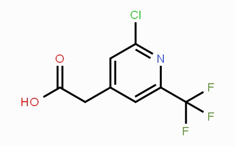 CAS No. 1227571-06-3, 2-Chloro-6-(trifluoromethyl)pyridine-4-acetic acid