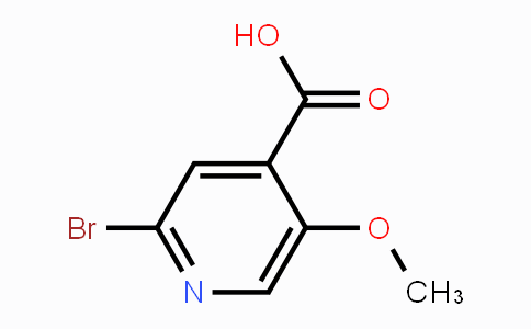 CAS No. 1256789-55-5, 2-Bromo-5-methoxyisonicotinic acid