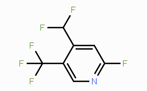 CAS No. 1804485-15-1, 4-(Difluoromethyl)-2-fluoro-5-(trifluoromethyl)pyridine