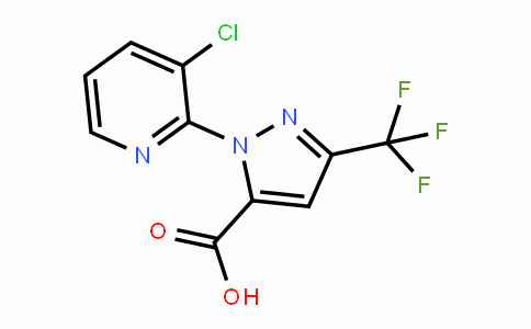 CAS No. 438450-39-6, 1-(3-Chloropyridin-2-yl)-3-(trifluoromethyl)-1H-pyrazole-5-carboxylic acid