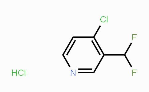 CAS No. 1374659-48-9, 4-Chloro-3-(difluoromethyl)pyridine hydrochloride