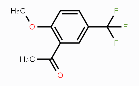 CAS No. 503464-99-1, 1-(2-Methoxy-5-trifluoromethylphenyl)ethanone