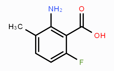 CAS No. 874804-26-9, 2-Amino-6-fluoro-3-methylbenzoic acid
