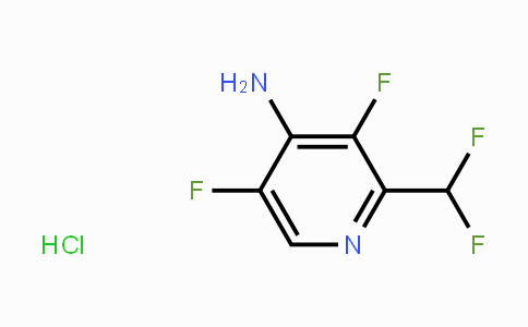 CAS No. 1806793-77-0, 2-(Difluoromethyl)-3,5-difluoropyridin-4-amine hydrochlorid