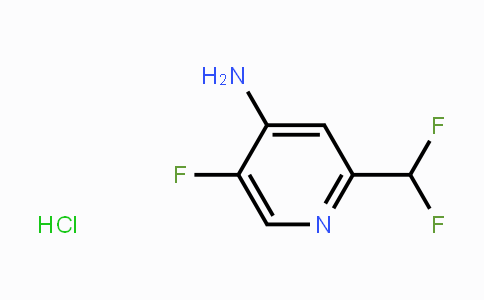 CAS No. 1806762-07-1, 2-(Difluoromethyl)-5-fluoropyridin-4-amine hydrochlorid