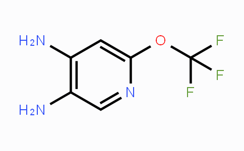 CAS No. 1361850-78-3, 6-(Trifluoromethoxy)pyridine-3,4-diamine