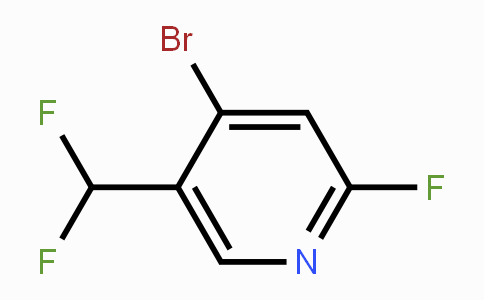CAS No. 1803695-61-5, 4-Bromo-5-(difluoromethyl)-2-fluoropyridine
