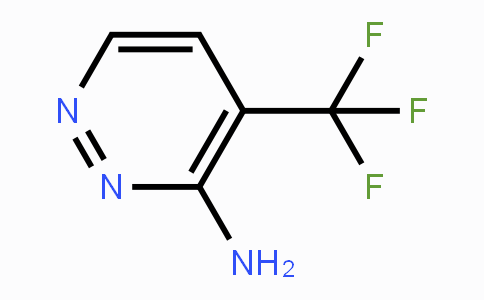 CAS No. 1167417-13-1, 4-(Trifluoromethyl)-3-pyridazinamine