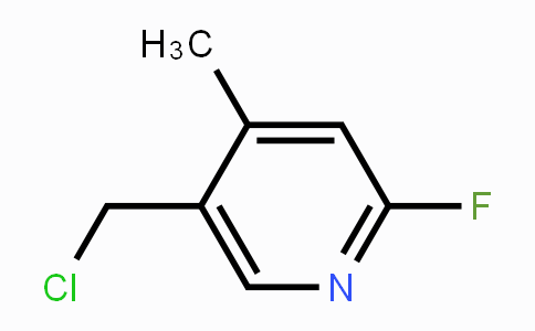 CAS No. 1393553-53-1, 5-(Chloromethyl)-2-fluoro-4-methylpyridin