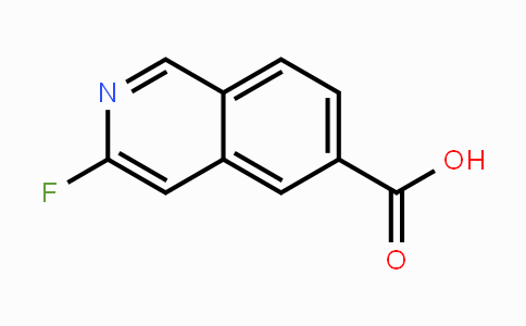 CAS No. 1104071-70-6, 3-Fluoroisoquinoline-6-carboxylic acid