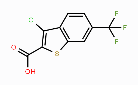 CAS No. 923849-73-4, 3-Chloro-6-(trifluoromethyl)benzo[b]thiophene-2-carboxylic acid